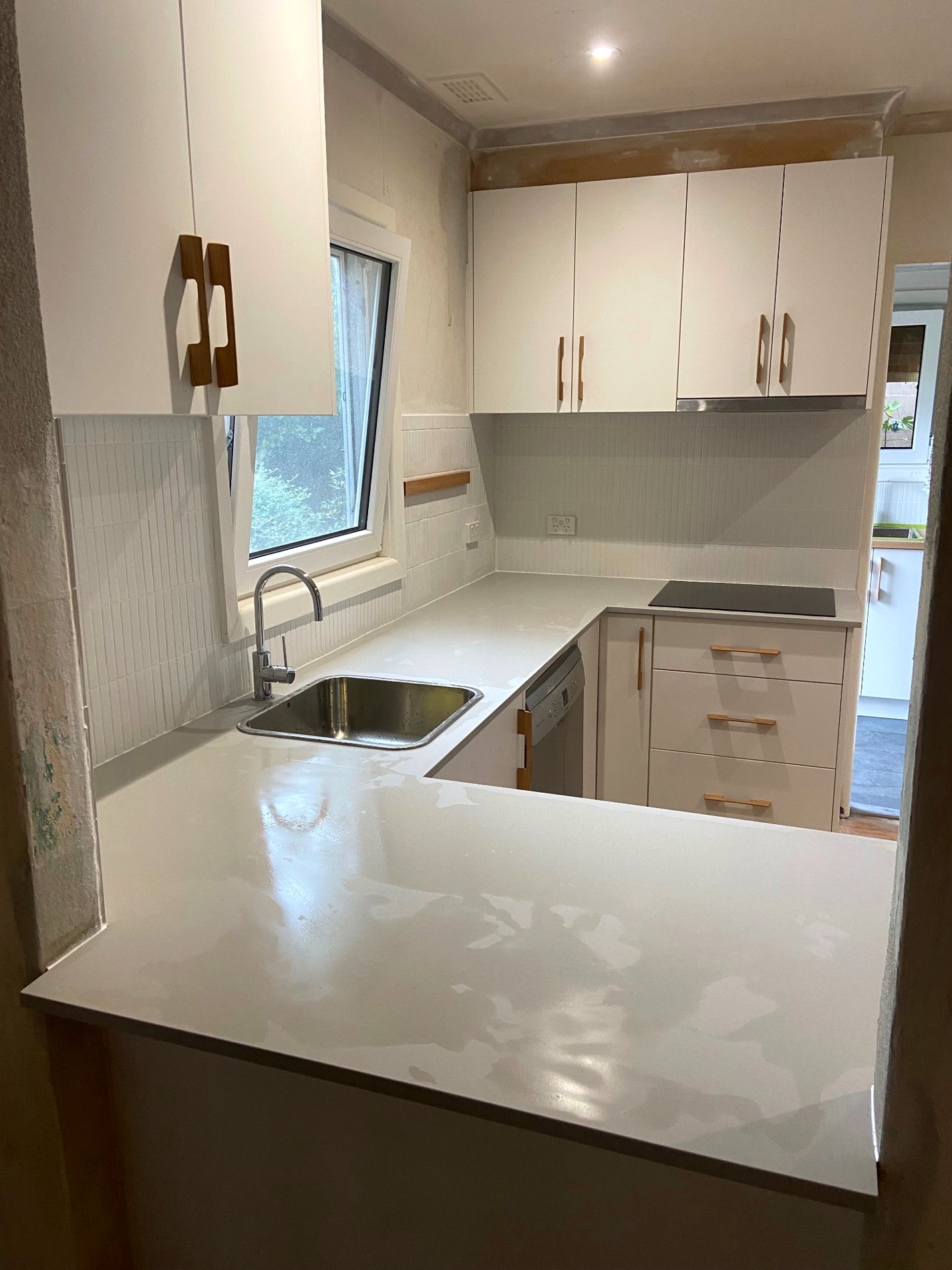 Euro Bathrooms & Kitchens completed kitchen renovation, view 2